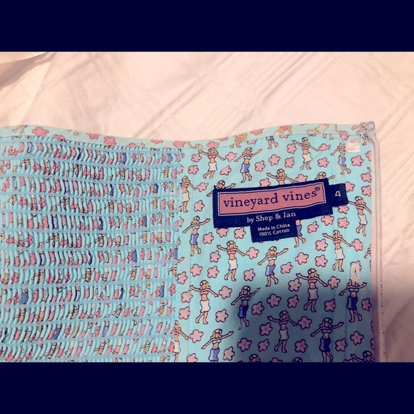 Vineyard Vines Strapless Patchwork Dress - Picture 4 of 4